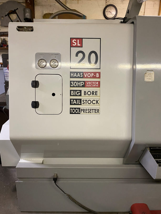 Haas SL20T Big Bore CNC Turning Center