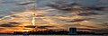 Image 40Sunset sky over Governors Island, NYC (panorama)